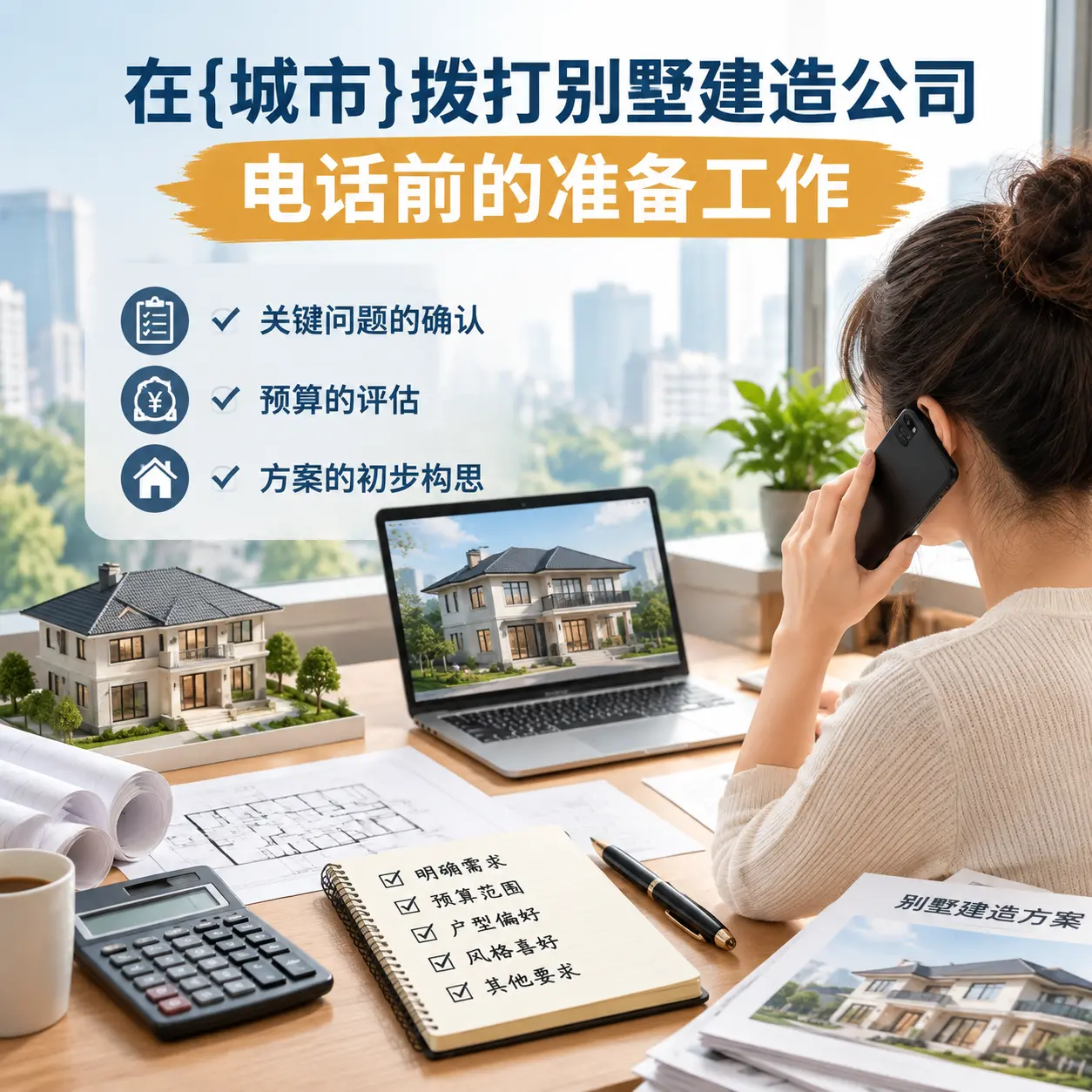 在德江拨打别墅建造公司电话前的准备工作
