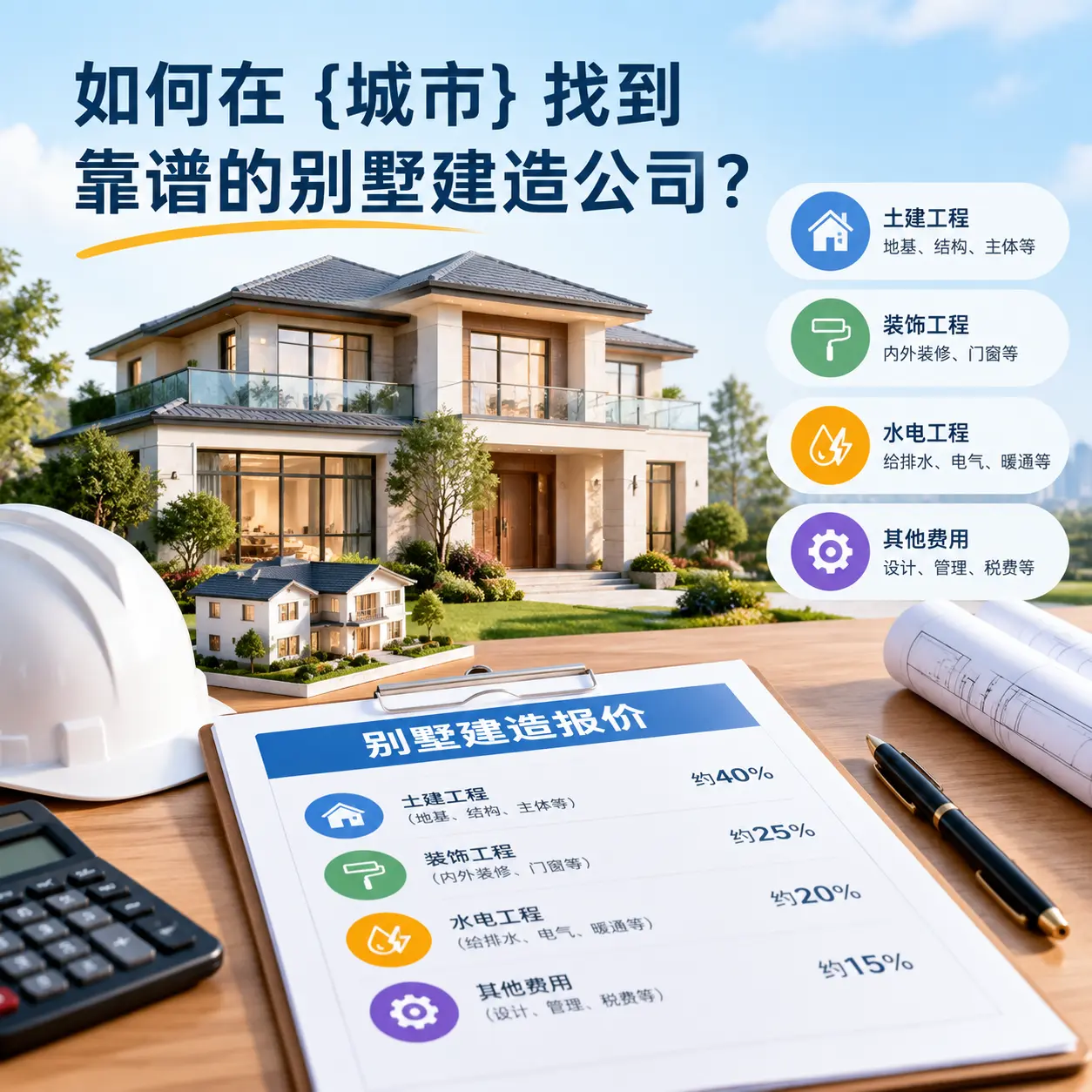 如何在 德江 找到靠谱的别墅建造公司？