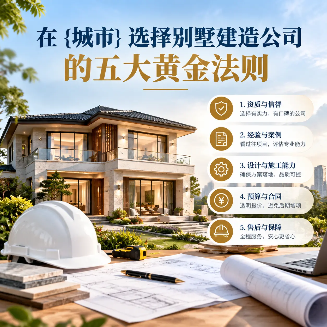 在 德江 选择别墅建造公司的五大黄金法则