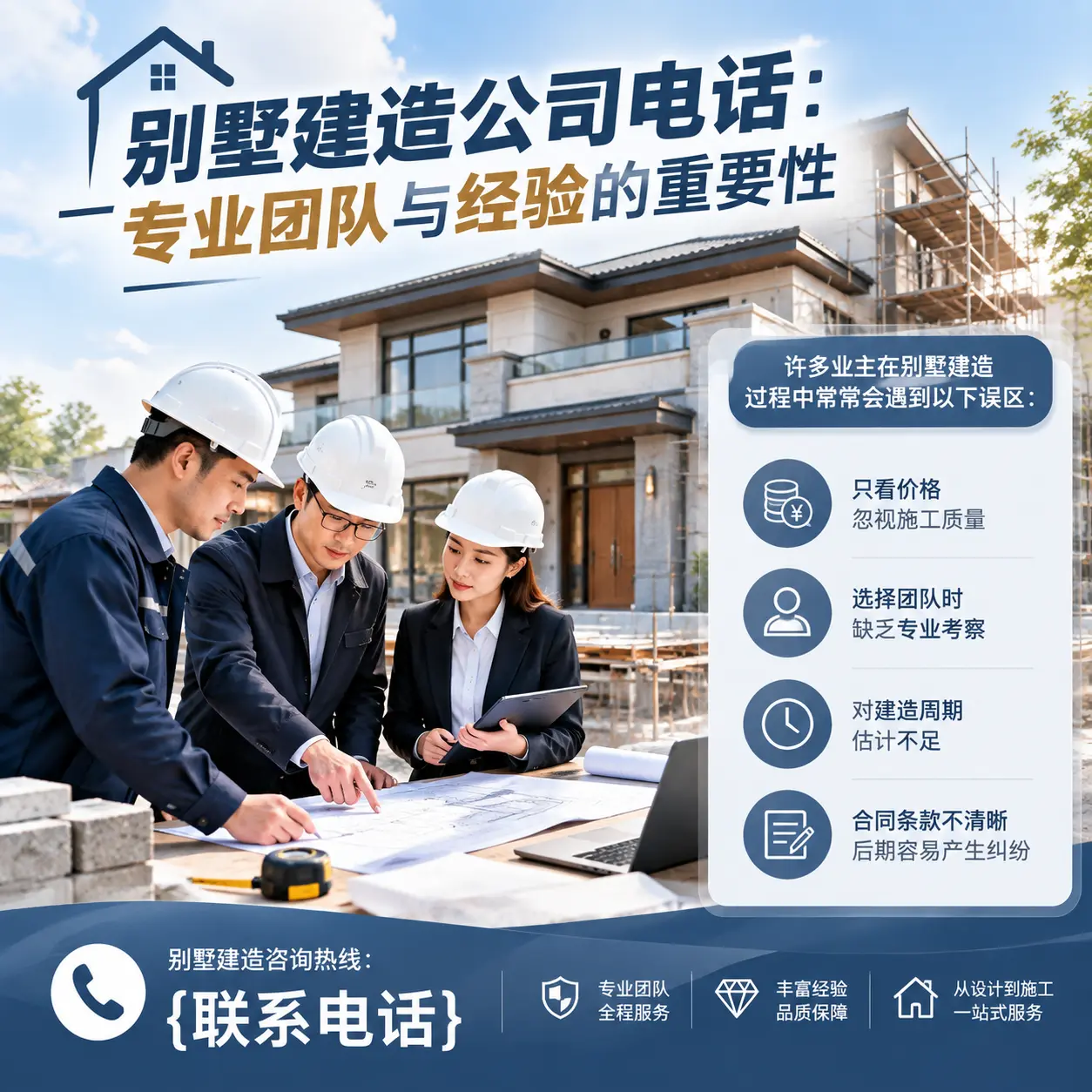 德江别墅建造公司电话:专业团队与经验的重要性