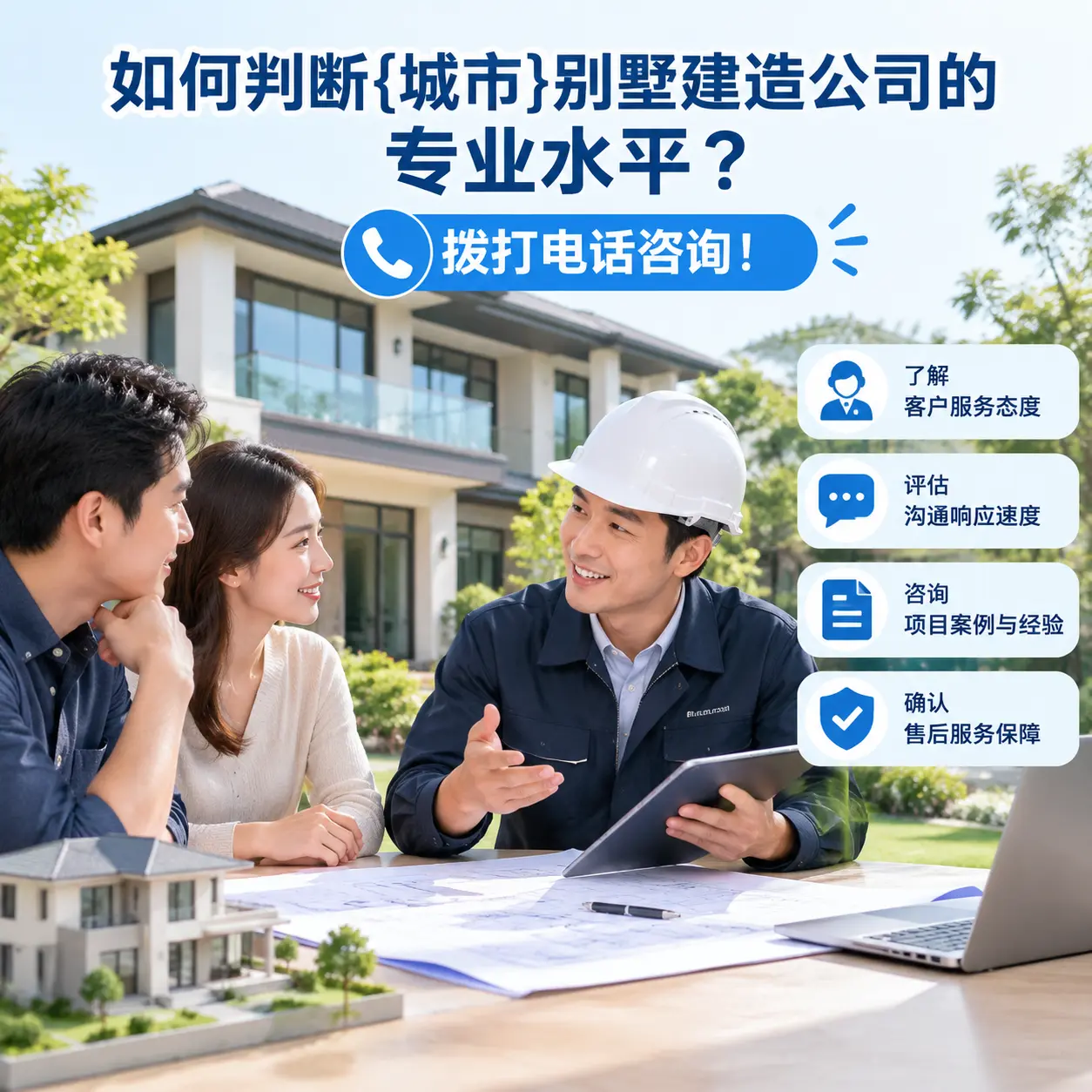 如何判断德江别墅建造公司的专业水平?拨打电话咨询!